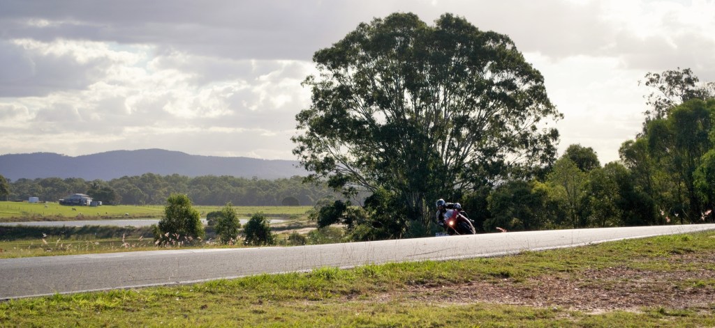 Some great shots coming over the crest here.