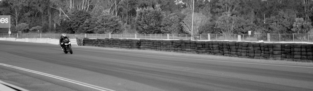 Coming down the main straight